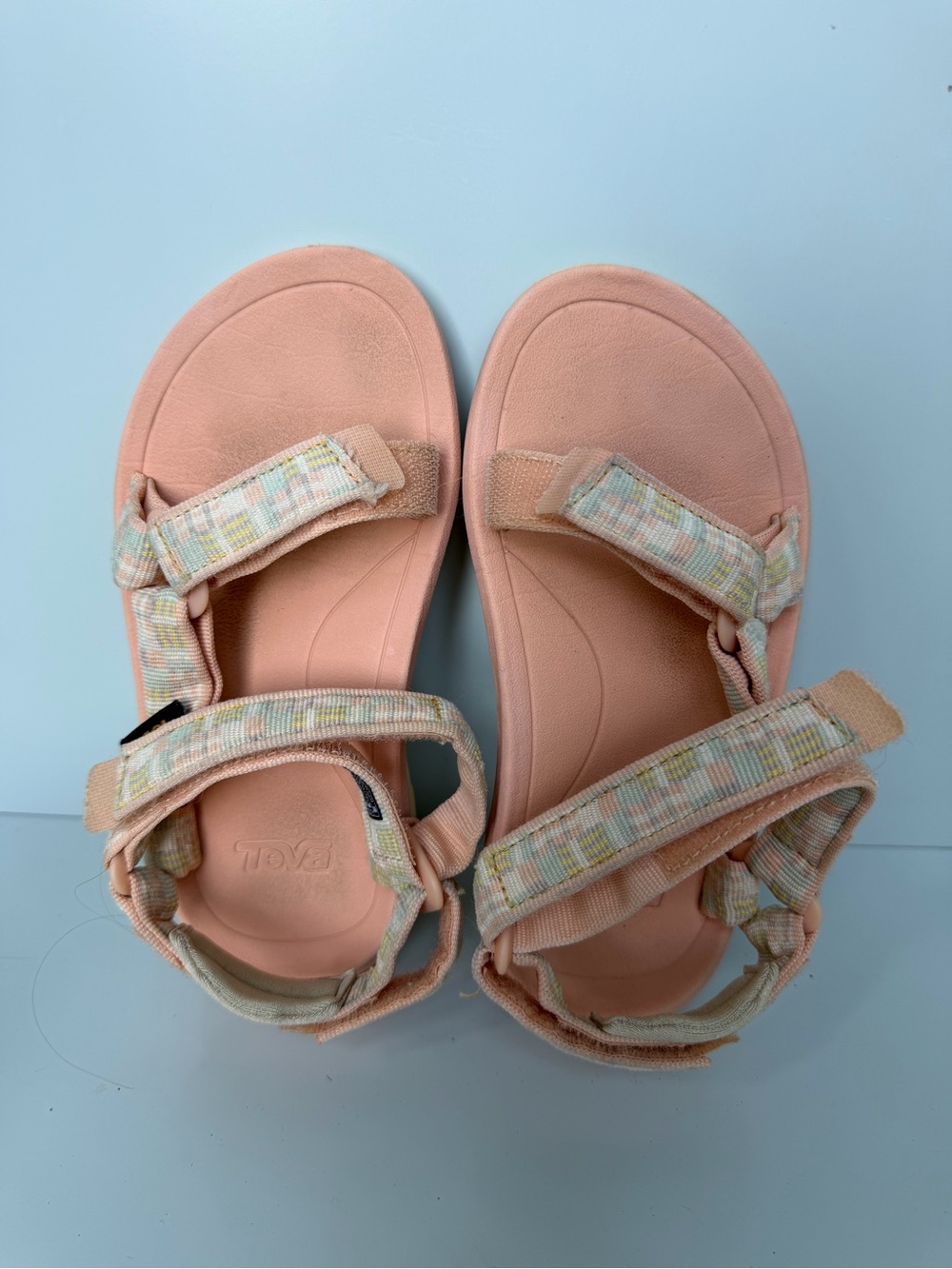 Teva Kids Peach Pink Strappy Sandals